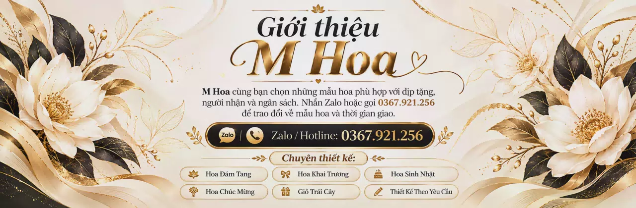 Ảnh bìa Shop hoa tươi Phường Vĩnh Hưng Hà Nội - Đồng hành cùng những dịp đặc biệt